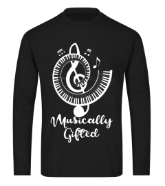 Cool Musically Gifted Musician Piano graphic T-shirt Apparel