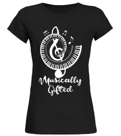 Cool Musically Gifted Musician Piano graphic T-shirt Apparel