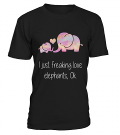 i just freaking love elephants ok