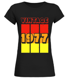 Vintage 1977 T-Shirt 60s 70s Born In Retro Vintage Birthday