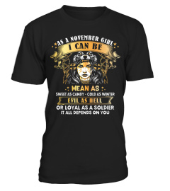 NOVEMBER GIRL BIRTHDAY SHIRTS - I CAN BE