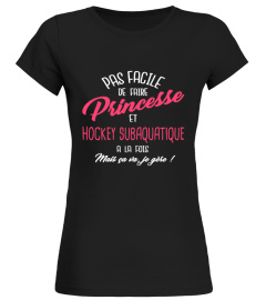 Princesse et hockey subaquatique