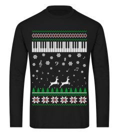 PIANO CHRISTMAS AND PIANIST SWEATER