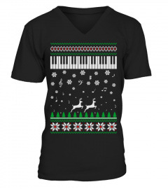PIANO CHRISTMAS AND PIANIST SWEATER