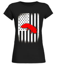 axolotl shirt US Flag
