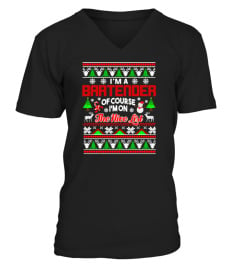 Bartender Gift Ugly Christmas Sweater