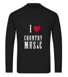 I Love Country Music T Shirt