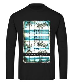 Vintage Barbados Shirt Ocean Beach Vacation Tshirt Men Women