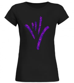 I Love You Sign Language deaf culture T shirt Purple Print