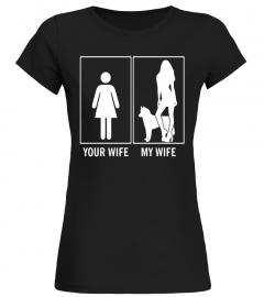 Your Wife My Wife Funny Siberian Husky Dog Lovers T-Shirt