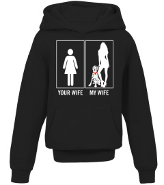 Your Wife My Wife Funny Dalmatian T-Shirt Gift for Dog Lover