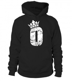 Alphabet T Shirt- Initial Letter O And King Queen Crown Tee