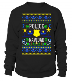 Police Navidad Cool Ugly Christmas Sweater T Shirt