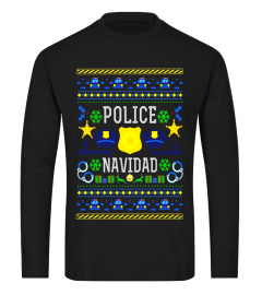 Police Navidad Cool Ugly Christmas Sweater T Shirt