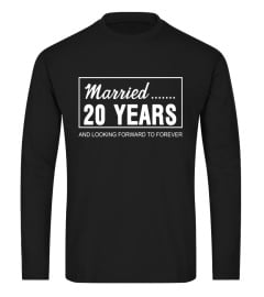 20th Wedding Anniversary Gifts for Him Her Couples T-Shirt