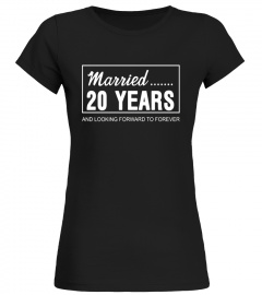 20th Wedding Anniversary Gifts for Him Her Couples T-Shirt