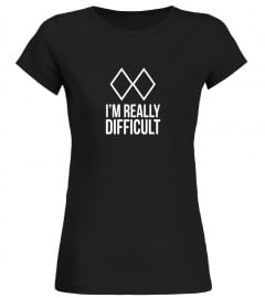 Funny ski skier or snowboard I'm Really Difficult shirt