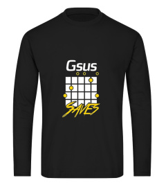 Gsus Saves T-Shirt Guitarist Player