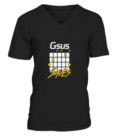 Gsus Saves T-Shirt Guitarist Player