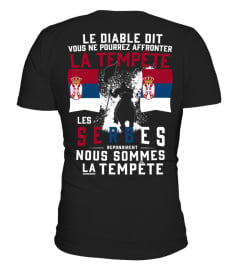 T-shirt Tempête Serbes