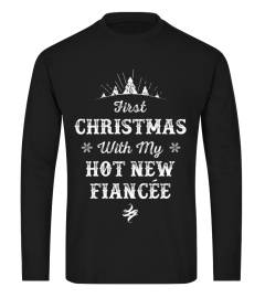 Christmas My Hot New Fiancee Tee Shirt