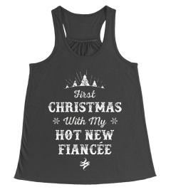 Christmas My Hot New Fiancee Tee Shirt