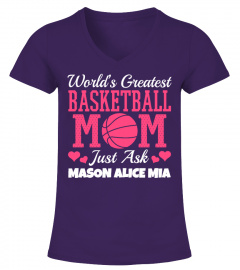 WORLD'S GREATEST BASKETBALL MOM CUSTOM SHIRT