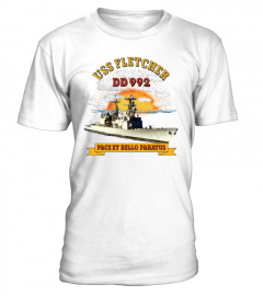 USS Fletcher (DD 992) T-shirt