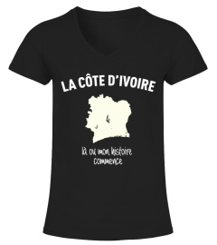 T-shirt Histoire Côte d'ivoire