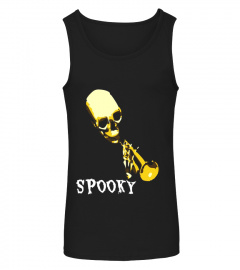 Spooky Scary Skeleton Trumpet Meme T-Shirt