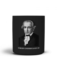 Kant Mug Black - Nobody Understands Me