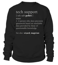 TECH SUPPORT DEFINITION SHIRT, FUNNY CUT