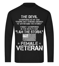 I AM THE STORM - FEMALE VETERAN