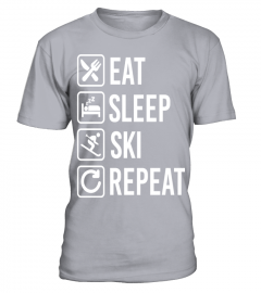 Skiing Eat Sleep Repeat