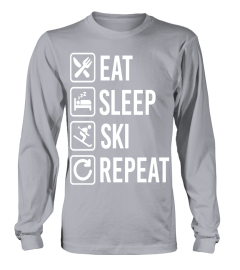 Skiing Eat Sleep Repeat