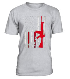 Demolition Ranch The Legend Gun AR15 - USA FLAG Tshirt