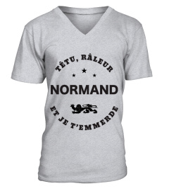 T-shirt têtu, râleur - Normand