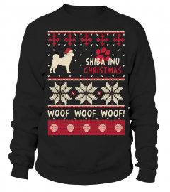Shiba Inu Ugly Christmas Sweater Funny Gift T-Shirt
