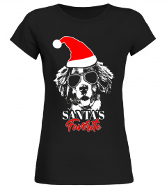 Bernese Mountain Dog Santa's Favorite Christmas T-Shirt