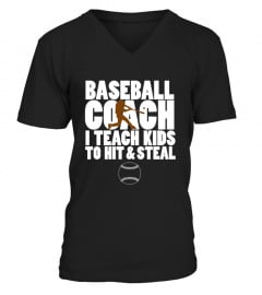Quot I Teach Kids    Quot    Funny Baseball Coach    Gift Tee