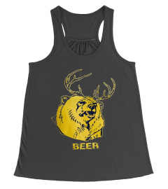 Bear Deer Beer Gift TShirt