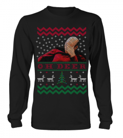Star Trek   Captain Picard   Oh Deer Christmas Jumper T Shirt