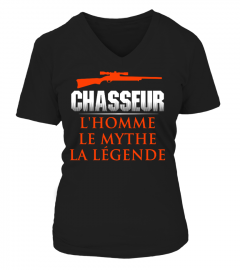 CHASSEUR L'HOMME LE MYTHE LA LEGENDE T-shirt