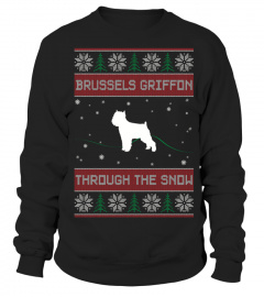 Brussels Griffon Ugly Christmas Sweater Funny Gift T-Shirt