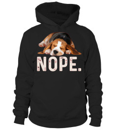 Nope Lazy Beagle Dog Lover