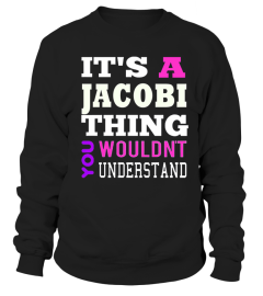 JACOBI   It's JACOBI Thing You Wouldn't Understand