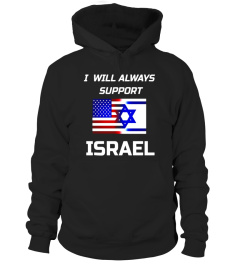 Patriotic T shirt USA Israel American Flag to Support Israel