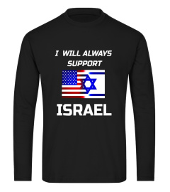 Patriotic T shirt USA Israel American Flag to Support Israel