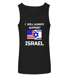 Patriotic T shirt USA Israel American Flag to Support Israel