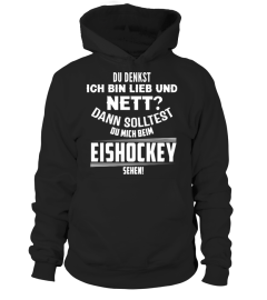 *Beim Eishockey sehen*